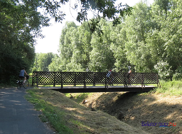 Keszthelyi híd Balatoni bicikliút bringakörút 