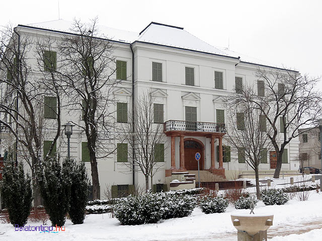Balatonfüredi havas téli képek a Gyógy térről és a Tagore sétányról a Balatonról és a Kiserdőről