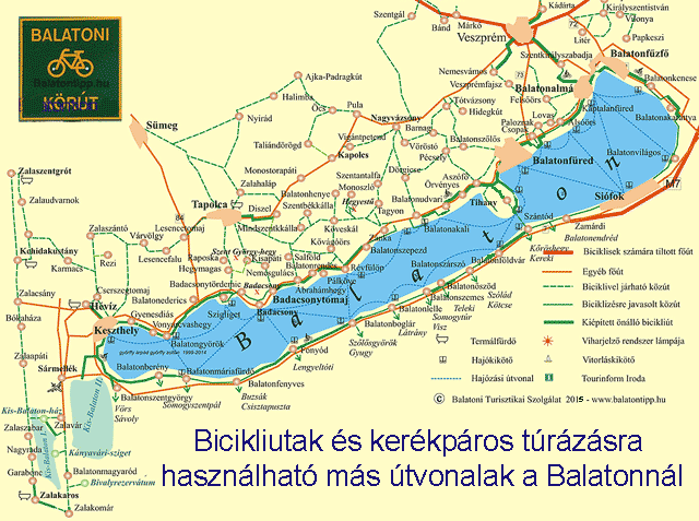 kerékpárút térkép balaton körül Bálint istvan   Google+ kerékpárút térkép balaton körül