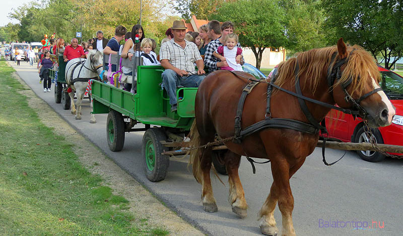 Sokan lovaskocsikon, kisteherautón utaztak