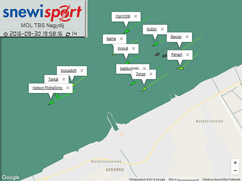 Balatonszemes előtt 11:53-kor