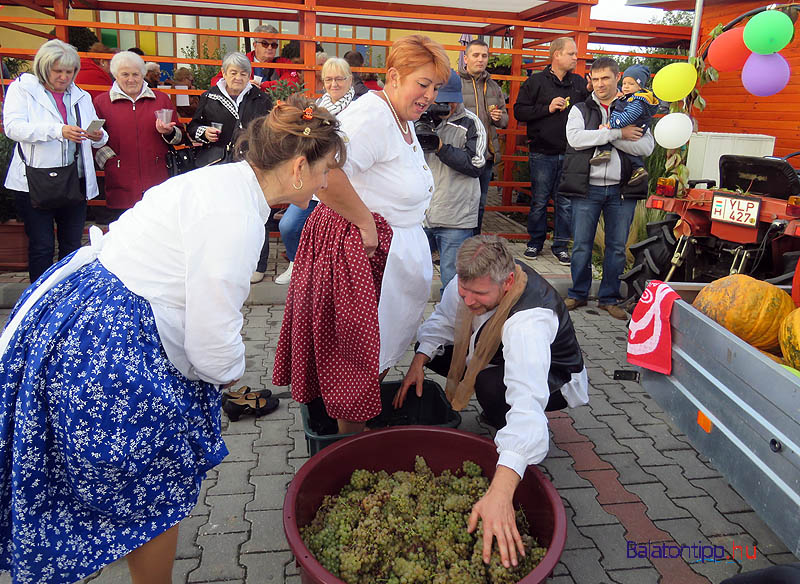 A mustpréselés gondos lábmosással kezdődött