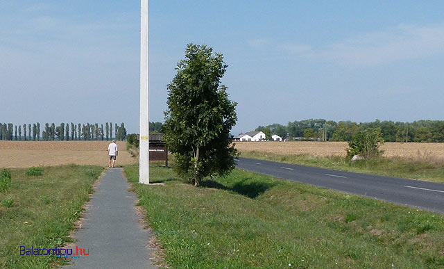 Balatonmagyaród vége a bicikliútnak