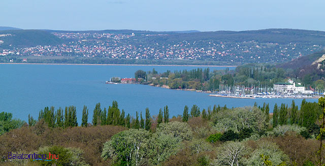 Balatonakarattya panoráma Fűzfői-öböl