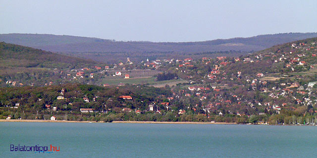 Balatonakarattya panoráma Káptalanfüred Felsőörs