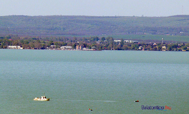 Balatonakarattya panoráma halászok