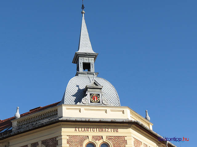 Keszthely Fő tér Gimnázium templom