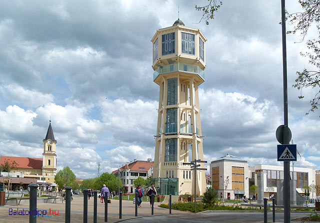 Siófok Fő tér Víztorony