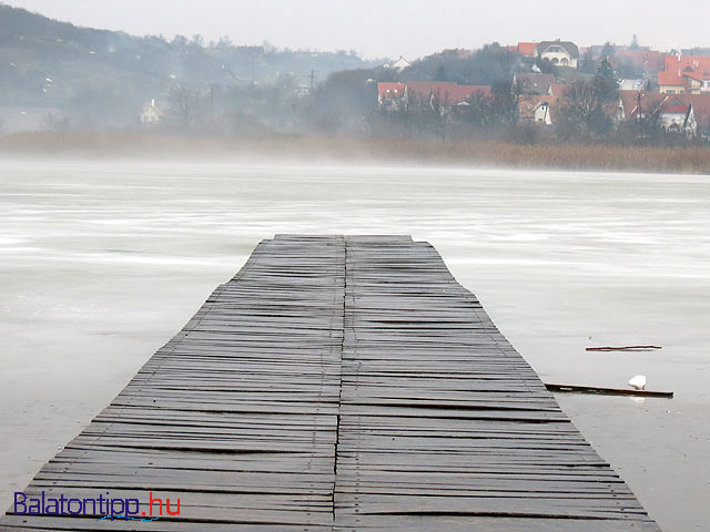 Tihanyi Téli teljesítménytúra félsziget Balaton Belső-tó
