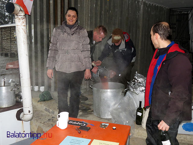 Tihanyi Téli teljesítménytúra félsziget Balaton forralt bor