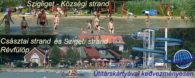 R�vf�l�p Cs�sztai strand - a k&ouml;rny&eacute;k egyik legkedveltebb strandja