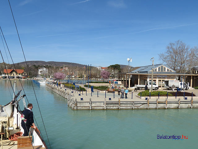 Balatonfüred kikötés móló