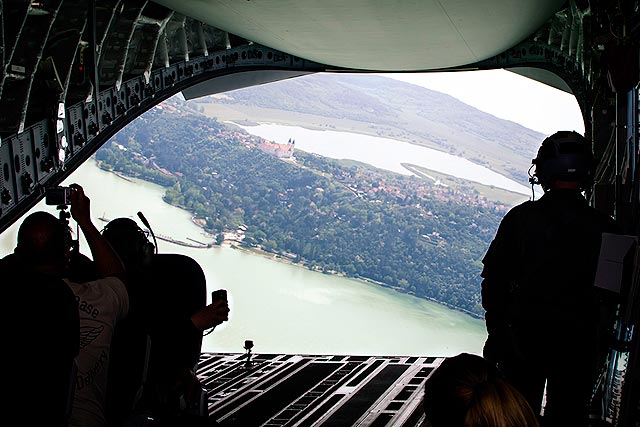 Big Mac - Boeing C-17 Globmaster III teherszállítórepülő a Balaton felett