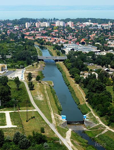 Sió-csatorna Siófok Balaton zsilip