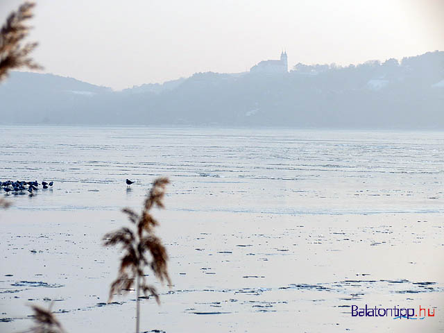 Balatonfüred jeges Balaton Esterházy strand 2013. január 26. 