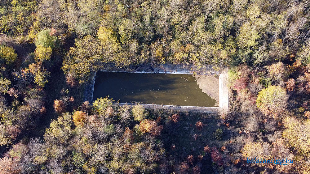 Balatonrendesi szeméttelep csurgalékvíz tárolója