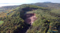A Rendesi-hegy tetejébe mélyedő balatonrendesi vöröshomokkő bánya
