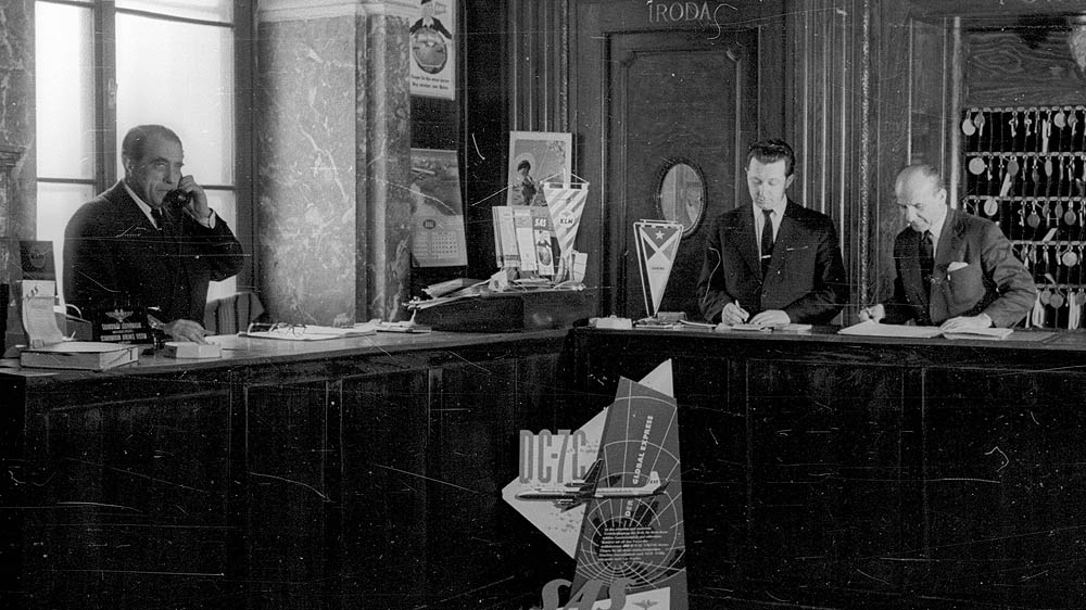 Duna Szálló recepció 1959