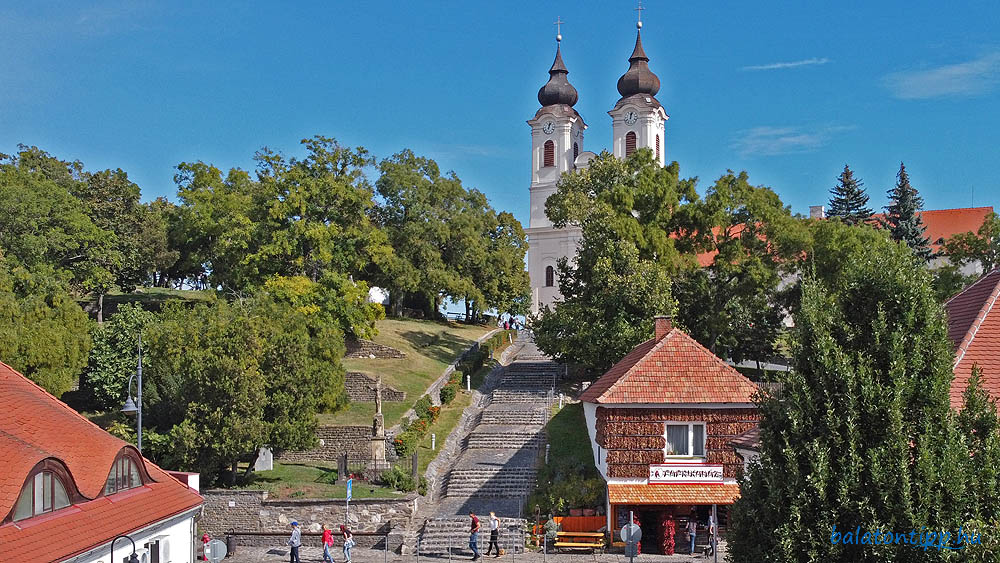 Tihany apátsági lépcső