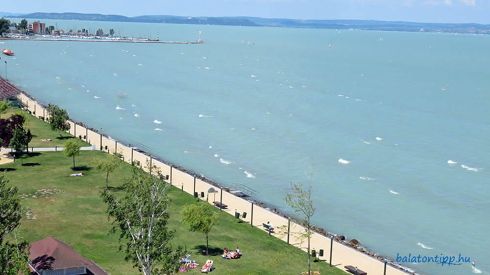 Siófok Nagystrand Isztria sétány