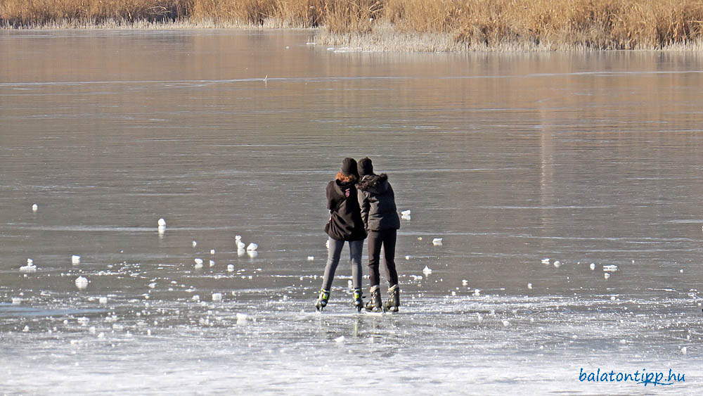 Tihanyi Belső-tó jege