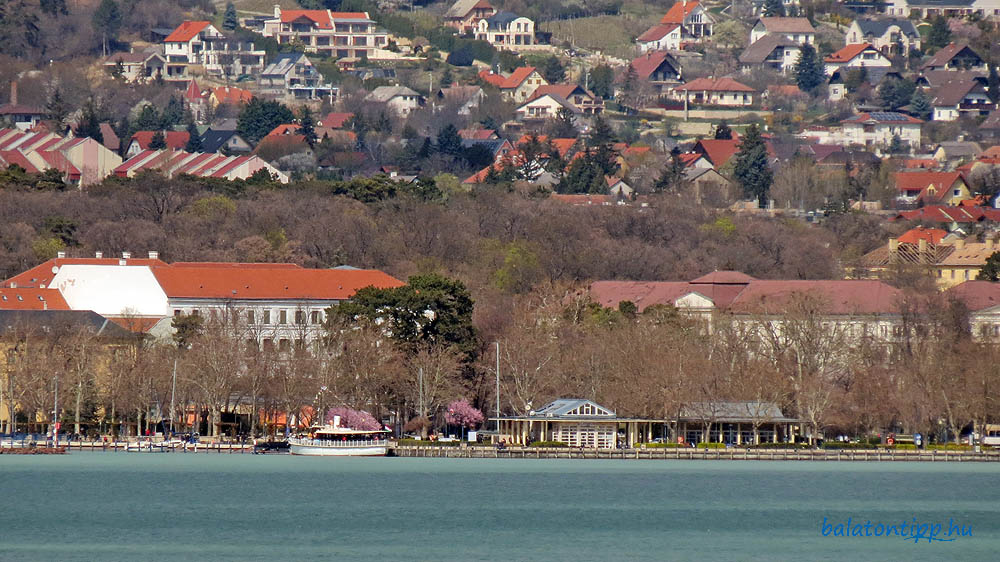 Balatonfüred hajóállomás Tihanyból